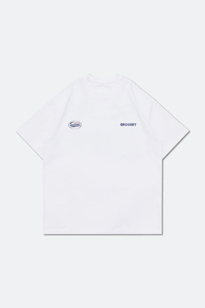 GROCERY X SCENE CLASSIC LOGO INVOICE/ WHITE - GROGROCERY
