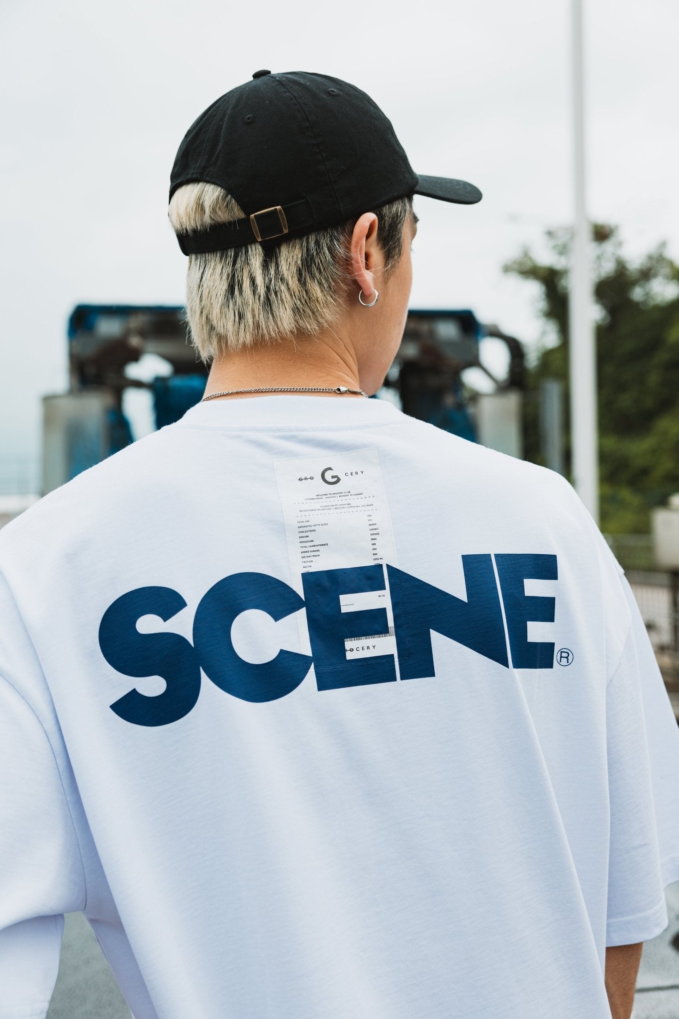 GROCERY X SCENE CLASSIC LOGO INVOICE/ WHITE - GROGROCERY