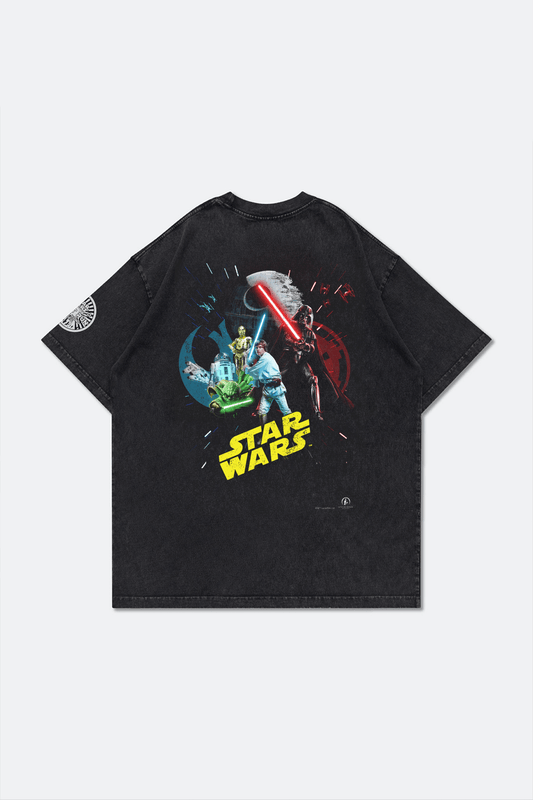 GROCERY x STAR WARS NIGHT RUN 2026 LIMITED EDITION WASHED TEE/ BLACK - GROGROCERY