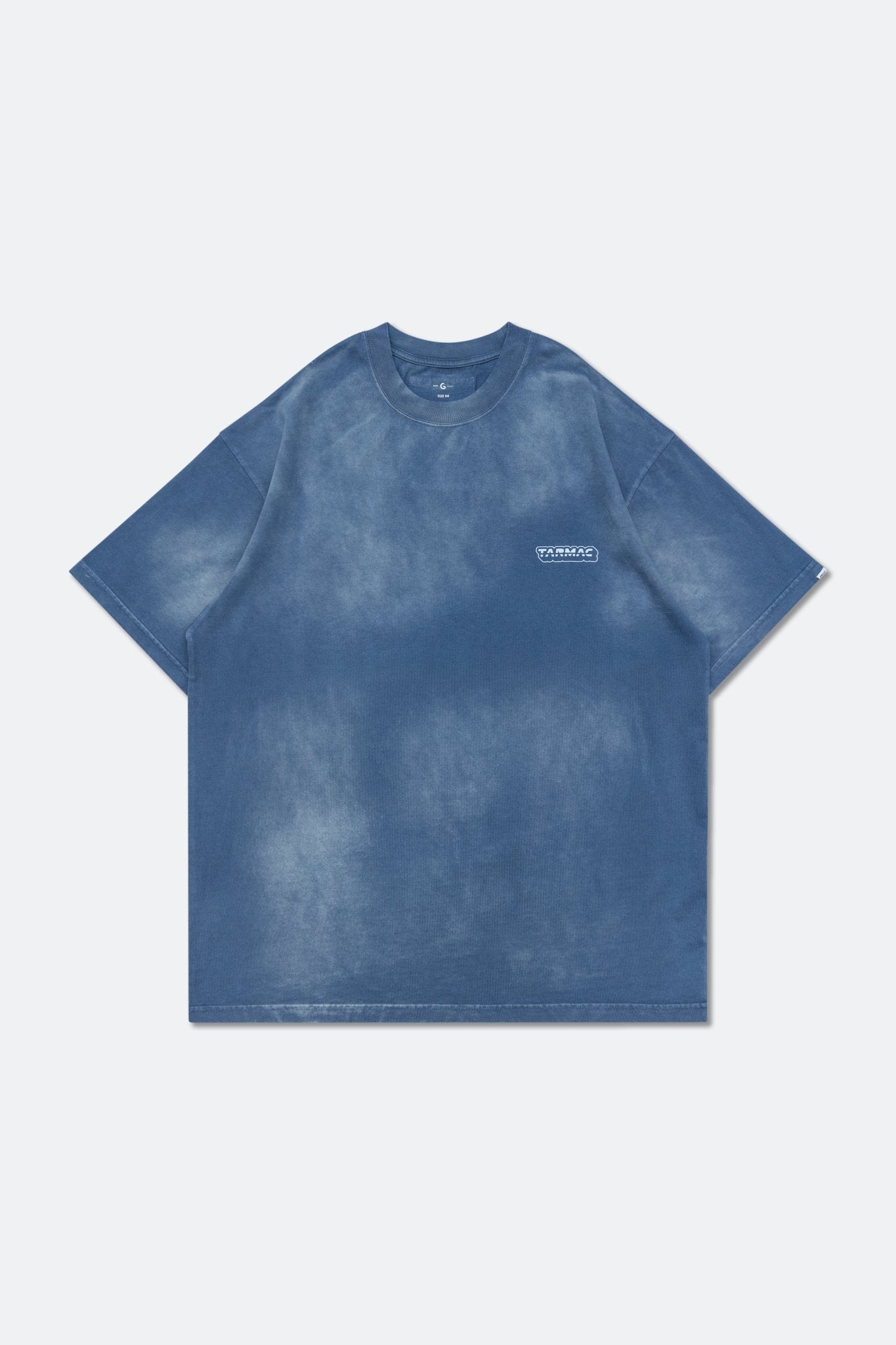 GROCERY x TARMAC WORKS WASHED GRAPHIC TEE/ FADED BLUE (SAMPLE) - GROGROCERY