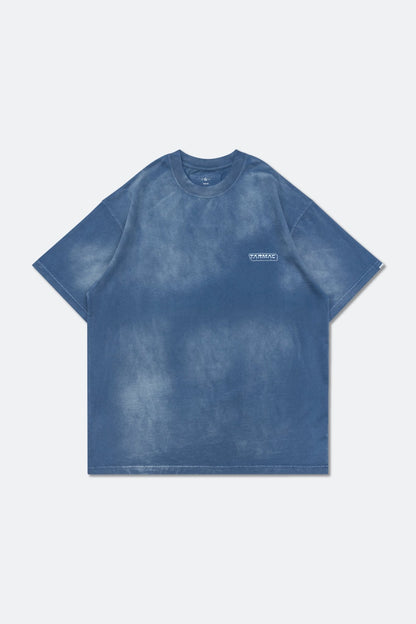 GROCERY x TARMAC WORKS WASHED GRAPHIC TEE/ FADED BLUE (SAMPLE) - GROGROCERY