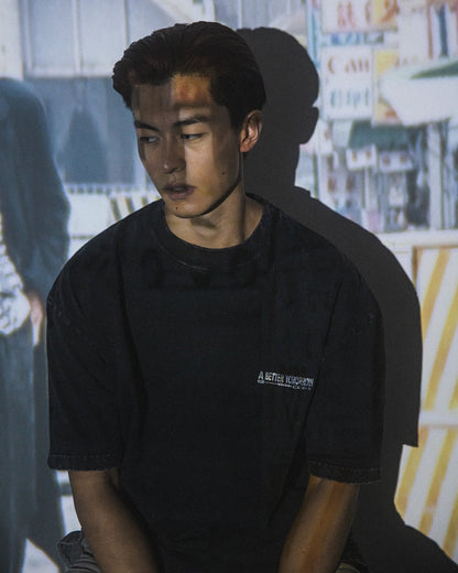 GROCERY x TOOMORE A BETTER TOMORROW MOVIE POSTER WASHED TEE/ BLACK - GROGROCERY