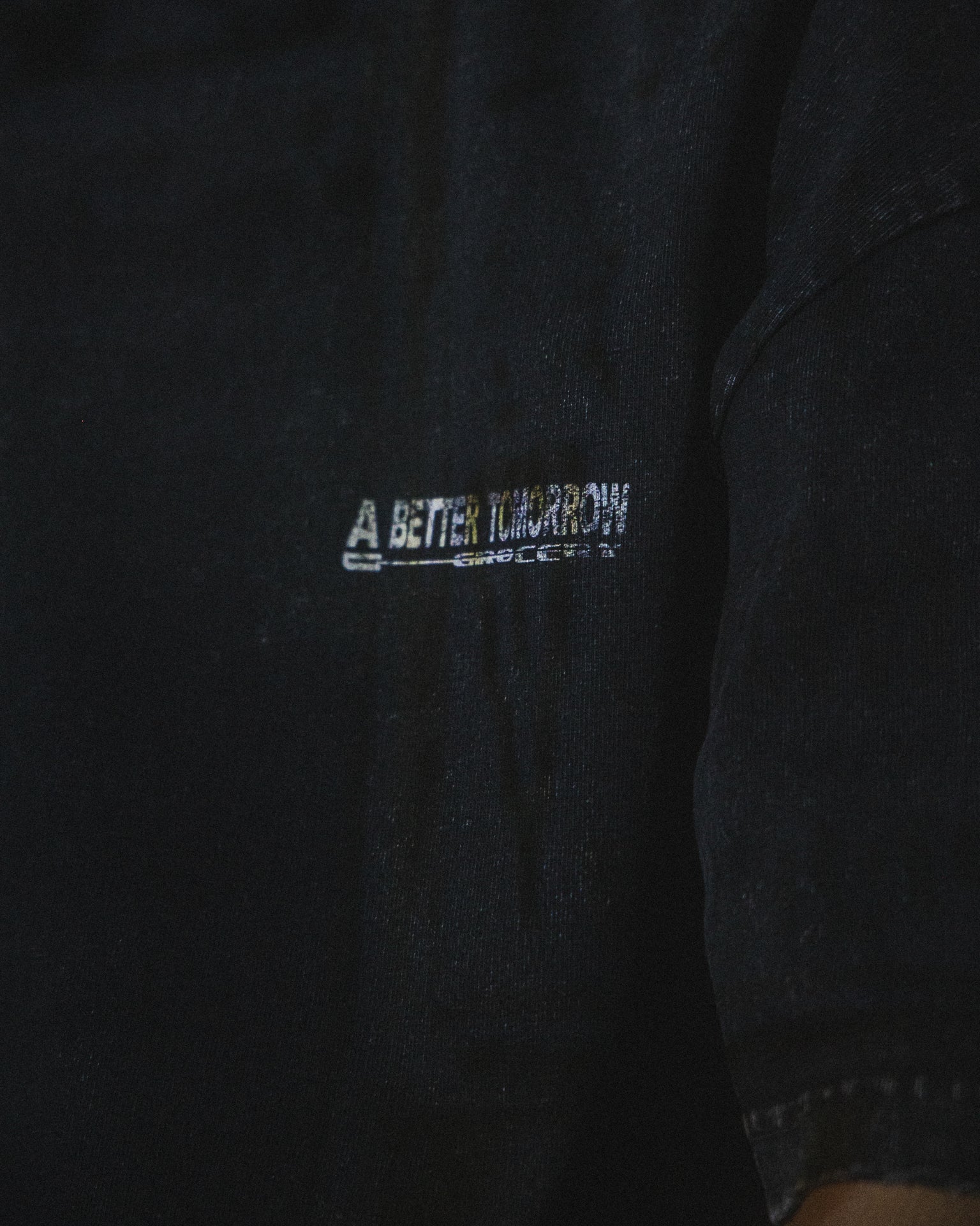 GROCERY x TOOMORE A BETTER TOMORROW MOVIE POSTER WASHED TEE/ BLACK - GROGROCERY
