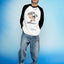 GROCERY x TOY QUBE ASTRO BOY GRAPHIC RAGLAN LONG TOP/ BLACK & CREAM - GROGROCERY