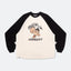 GROCERY x TOY QUBE ASTRO BOY GRAPHIC RAGLAN LONG TOP/ BLACK & CREAM - GROGROCERY