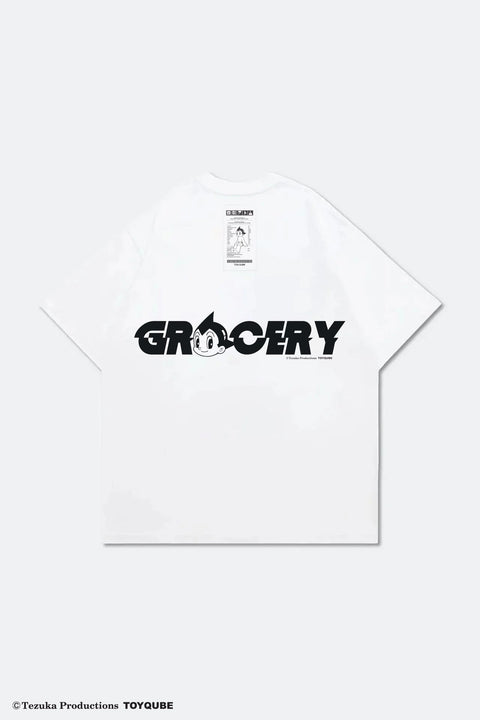 GROCERY x TOY QUBE ASTRO BOY INVOICE TEE/ WHITE - GROGROCERY