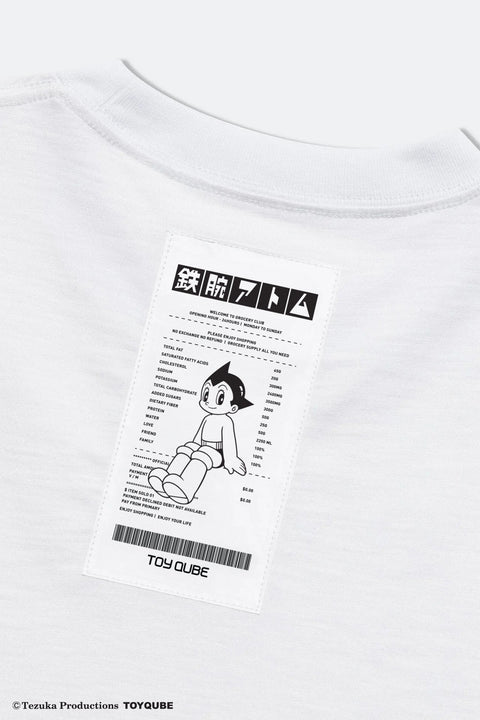 GROCERY x TOY QUBE ASTRO BOY INVOICE TEE/ WHITE - GROGROCERY