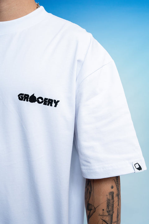 GROCERY x TOY QUBE ASTRO BOY INVOICE TEE/ WHITE - GROGROCERY