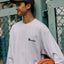 Grodesign - Do You Like Basketball White Long Top by K Chung - GROGROCERY