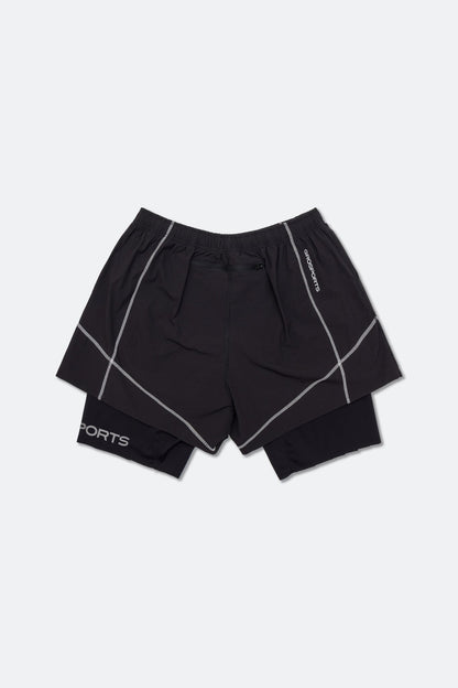 GROSPORTS “EVERYDAY RUNNER” SHORTS/ BLACK - GROGROCERY