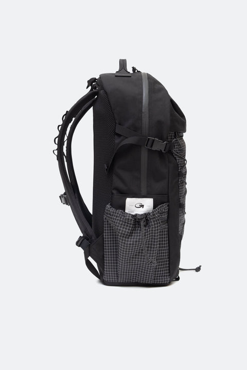 GROSPORTS GRID NYLON CORDURA OUTDOOR BACKPACK/ BLACK - GROGROCERY