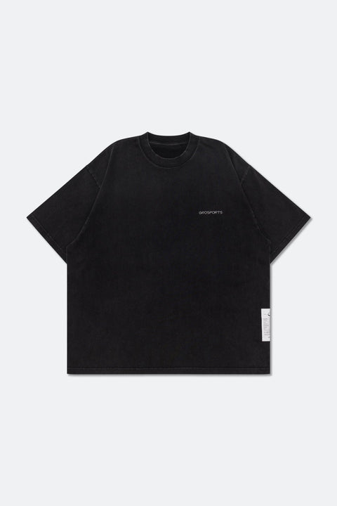 GROSPORTS WASHED ACTIVE ESSENTIALS TEE/ BLACK - GROGROCERY