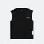 GROSPORTS x OLIVER XU GDS COTTON SPANDEX BLEND INVOICE SLEEVELESS T - SHIRT/ BLACK - GROGROCERY