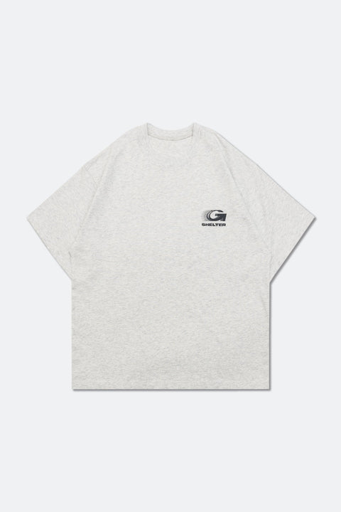 GROSPORTS x SHELTER ATHLETICS “HAPPY VALLEY" GRAPHIC TEE/ OAT - GROGROCERY