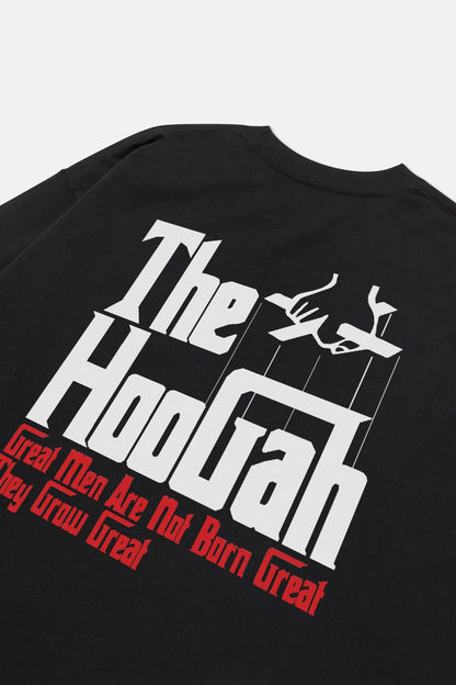 HOOGAH God Father Printed t - shirt/ Black - GROGROCERY