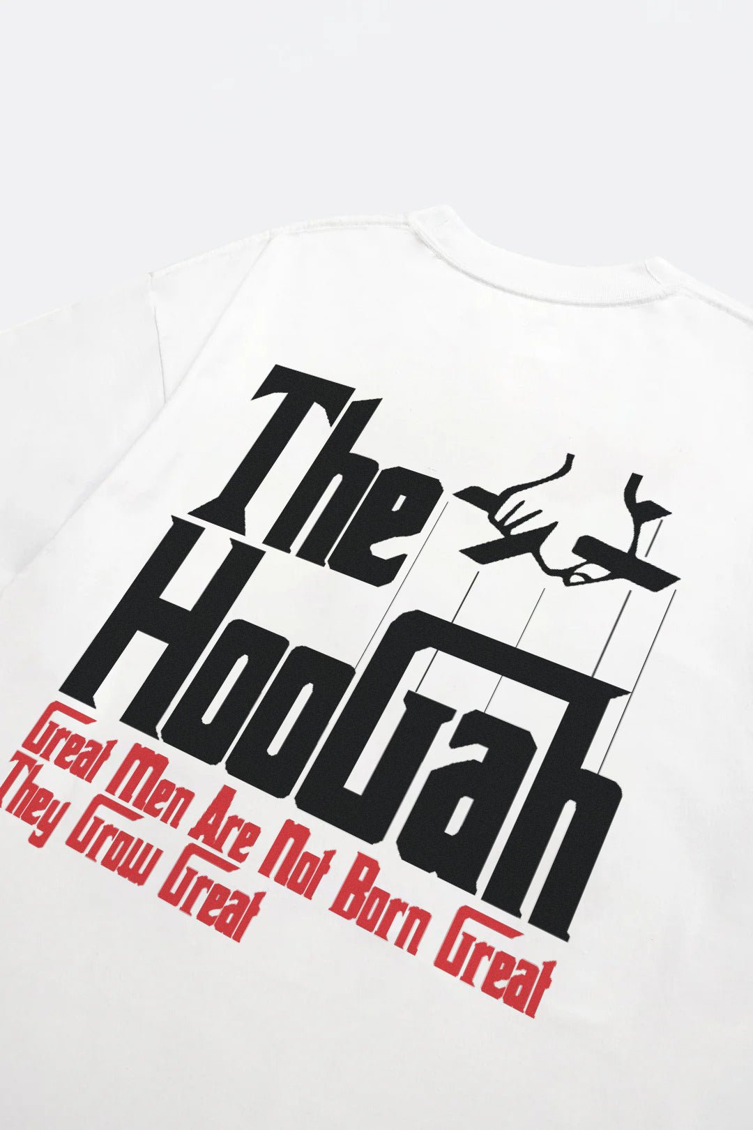 HOOGAH God Father Printed t - shirt/ White - GROGROCERY