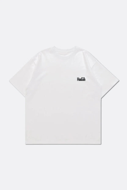HOOGAH God Father Printed t - shirt/ White - GROGROCERY