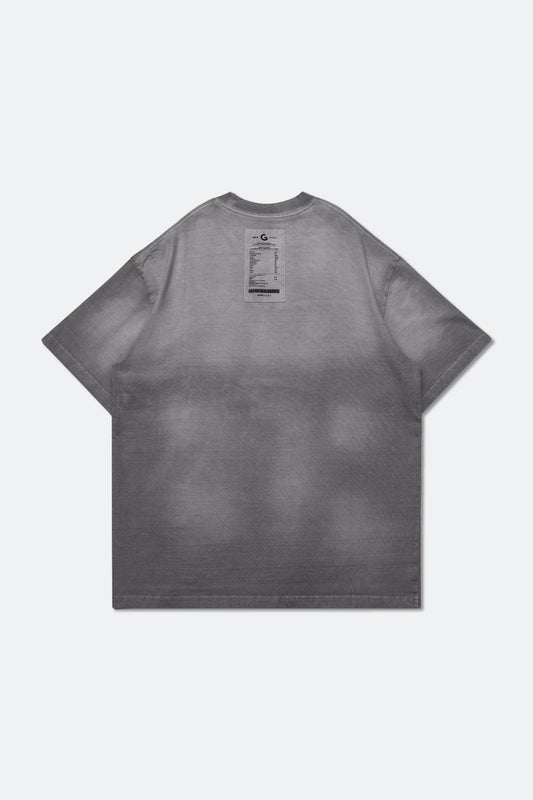 GROCERY SNOW WASHED INVOICE TEE/ GREY