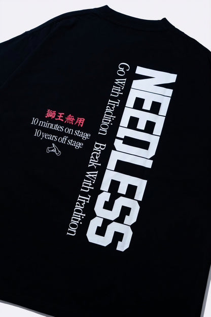 NEEDLESS SS26 POCKET TEE/ BLACK