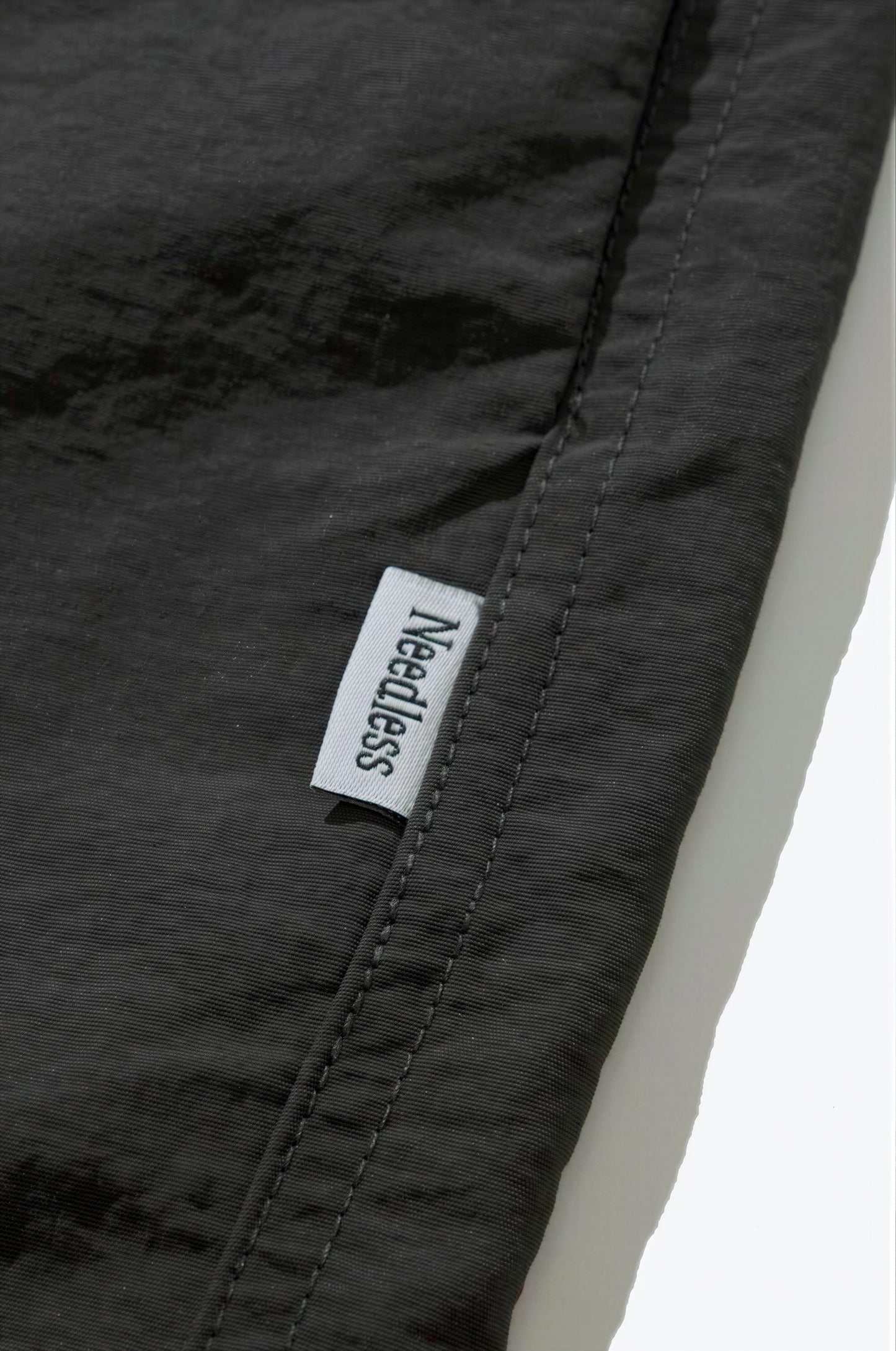 NEEDLESS SS26 NYLON SHORTS/ BLACK