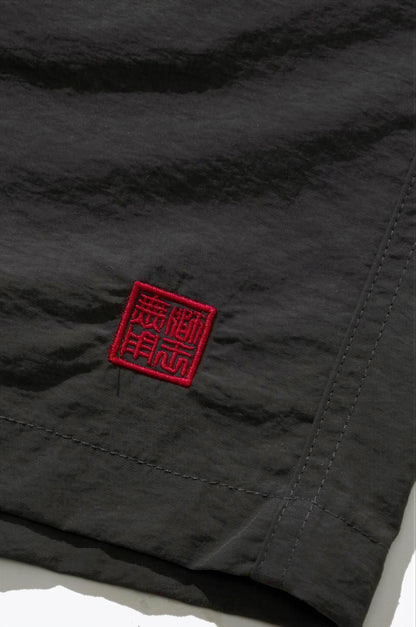 NEEDLESS SS26 NYLON SHORTS/ BLACK