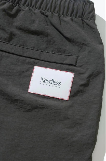 NEEDLESS SS26 NYLON SHORTS/ BLACK
