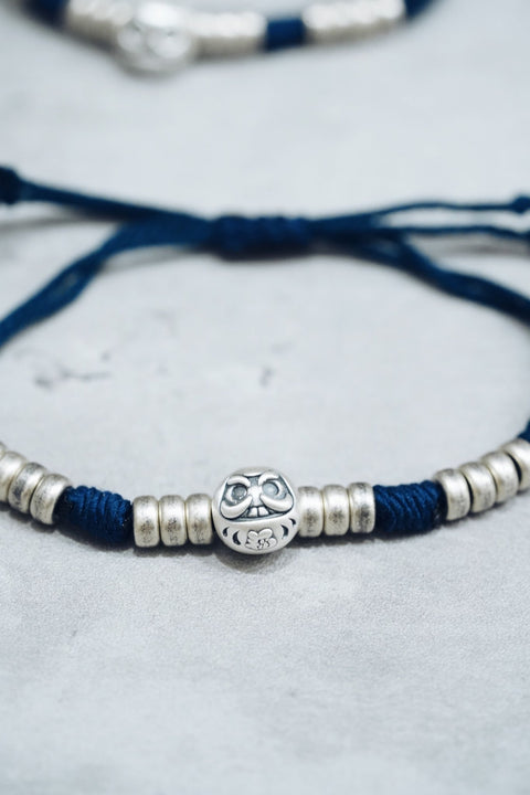 M.ATO【DAMA】Silver Daruma Indigo Bracelet - GROGROCERY