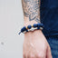 M.ATO【DAMA】Silver Daruma Indigo Bracelet - GROGROCERY