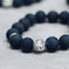 M.ATO【DAMA】Silver Daruma Indigo Wooden Beads - GROGROCERY