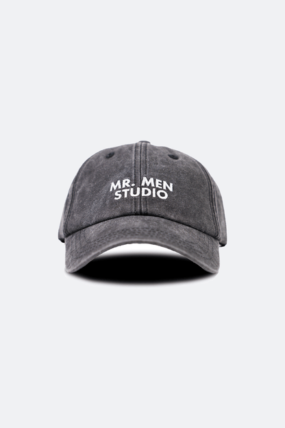 MR. MEN STUDIO MR. HAPPY DISTRESSED WASHED CAP - GROGROCERY