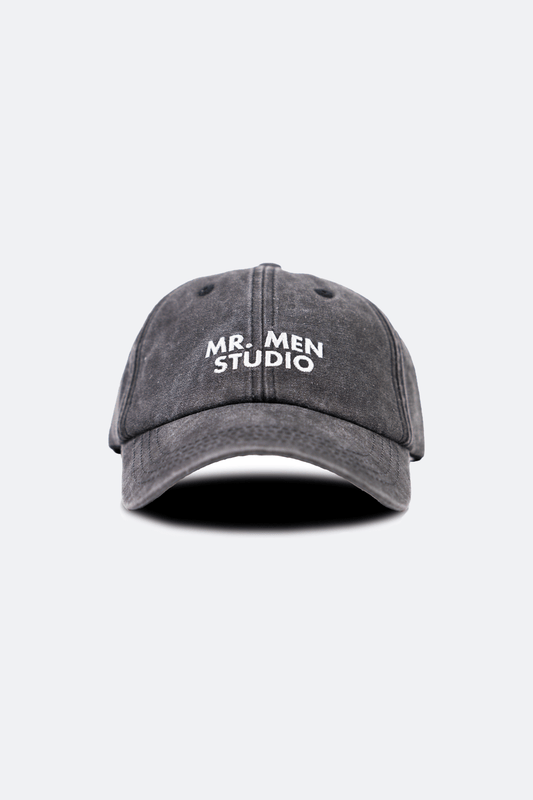 MR. MEN STUDIO MR. HAPPY DISTRESSED WASHED CAP - GROGROCERY