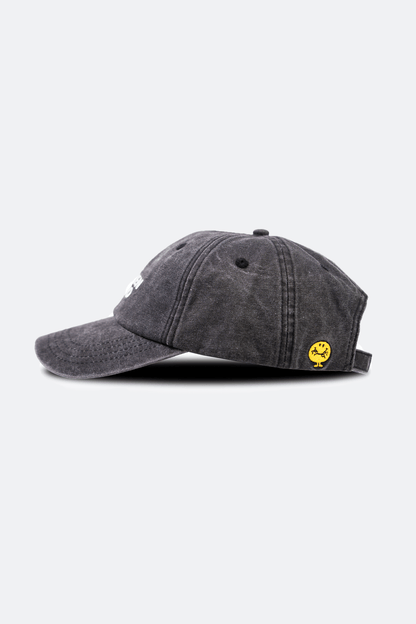 MR. MEN STUDIO MR. HAPPY DISTRESSED WASHED CAP - GROGROCERY