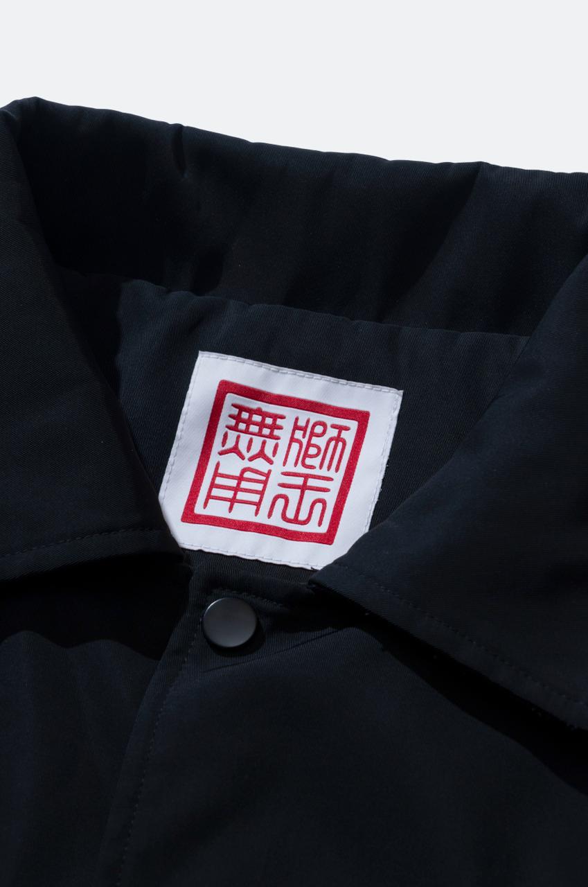 NEEDLESS 26 EMBROIDERY COACH JACKET/ BLACK - GROGROCERY
