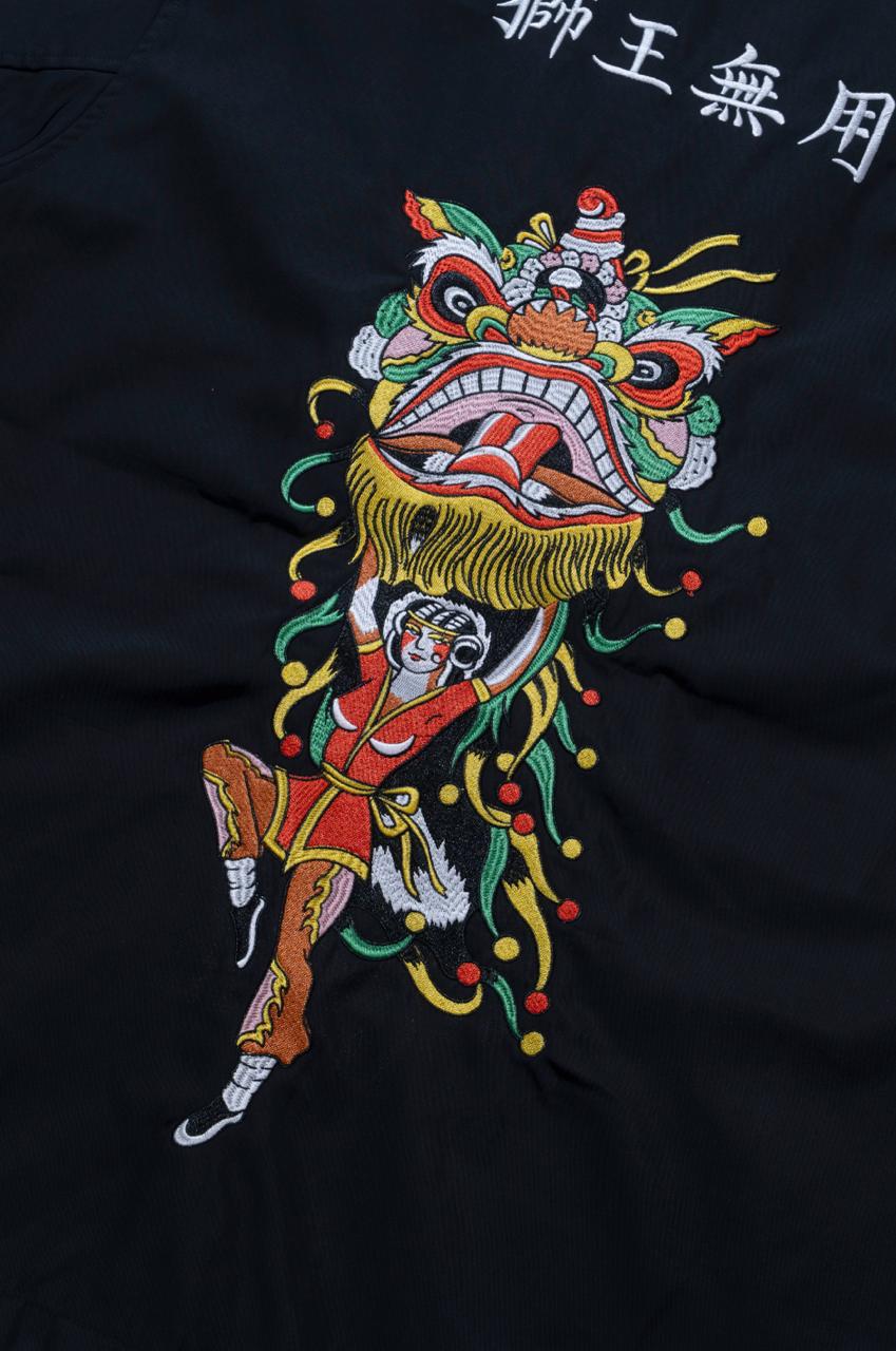 NEEDLESS 26 EMBROIDERY COACH JACKET/ BLACK - GROGROCERY
