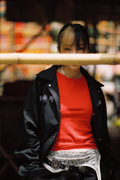 NEEDLESS 26 EMBROIDERY COACH JACKET/ BLACK - GROGROCERY