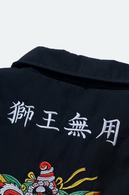 NEEDLESS 26 EMBROIDERY COACH JACKET/ BLACK - GROGROCERY