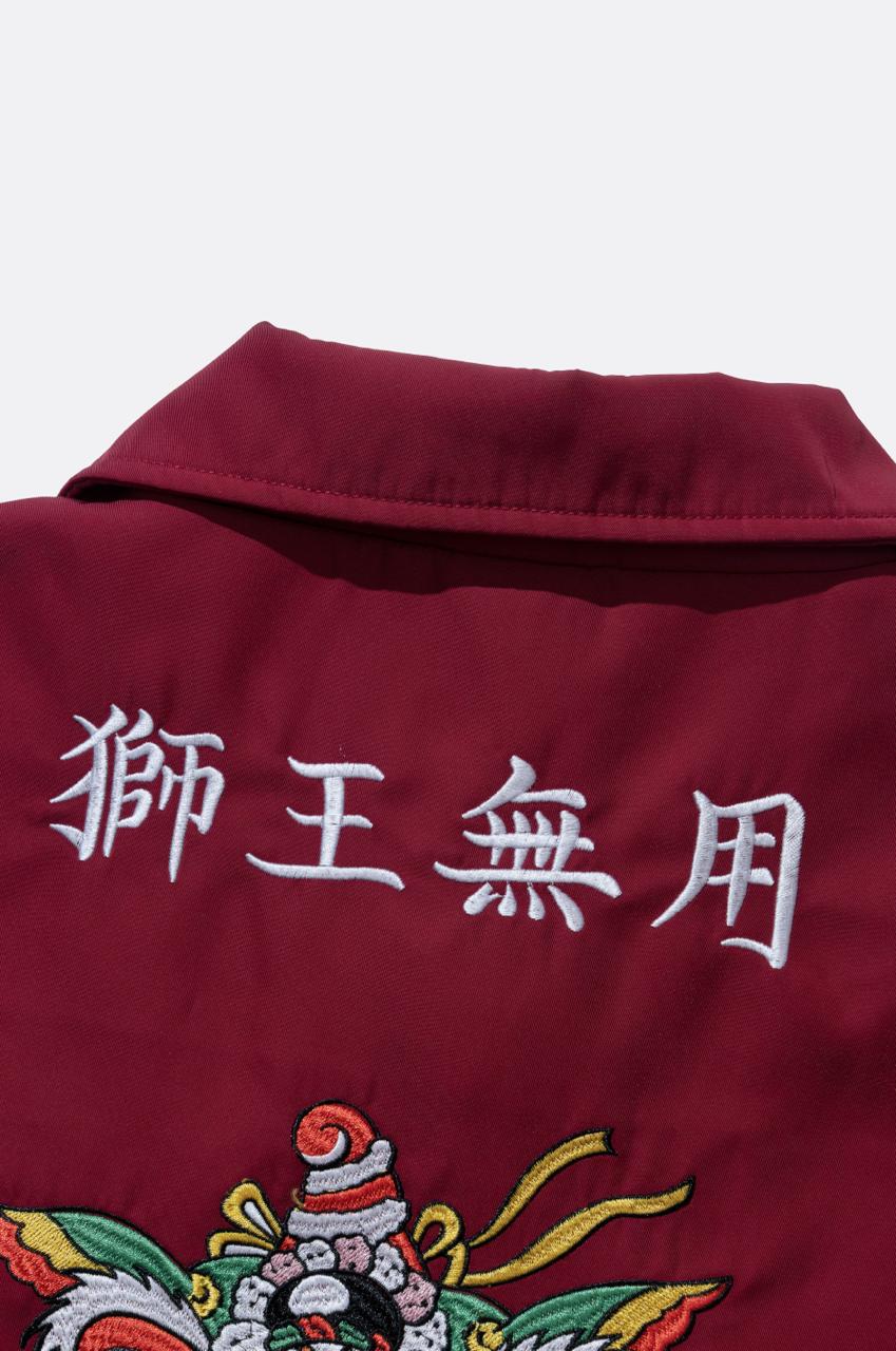 NEEDLESS 26 EMBROIDERY COACH JACKET/ RED - GROGROCERY