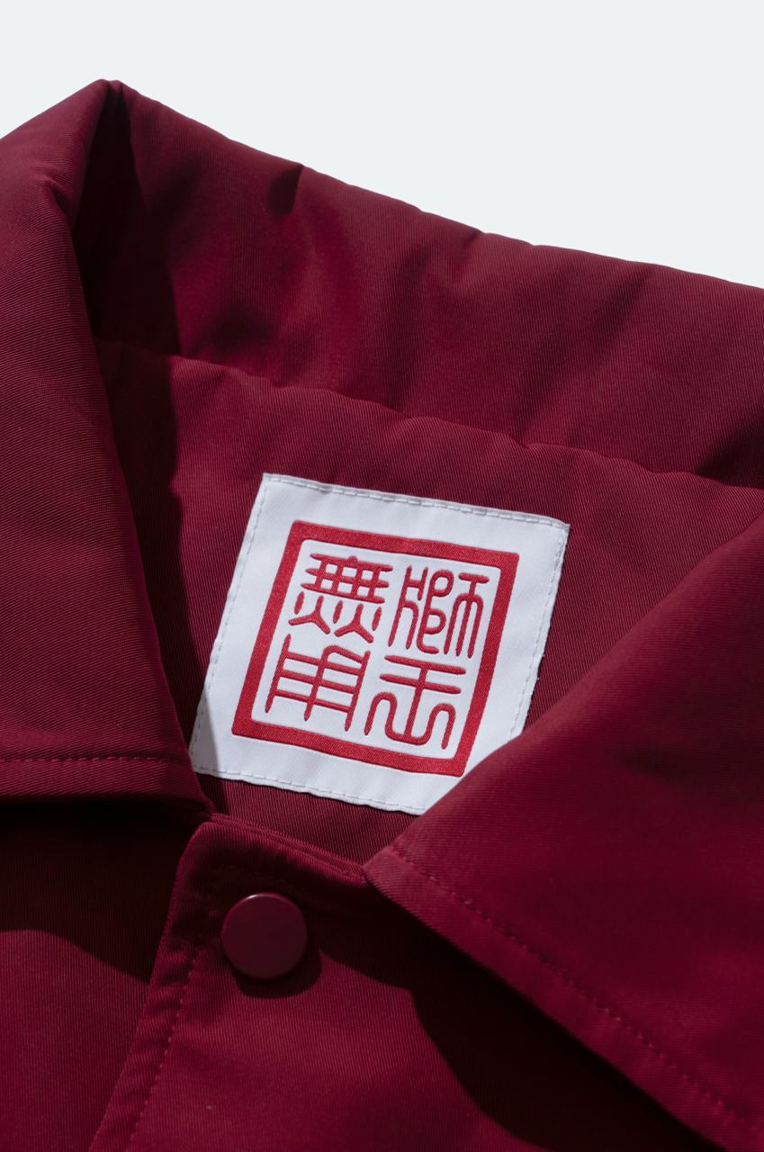 NEEDLESS 26 EMBROIDERY COACH JACKET/ RED - GROGROCERY