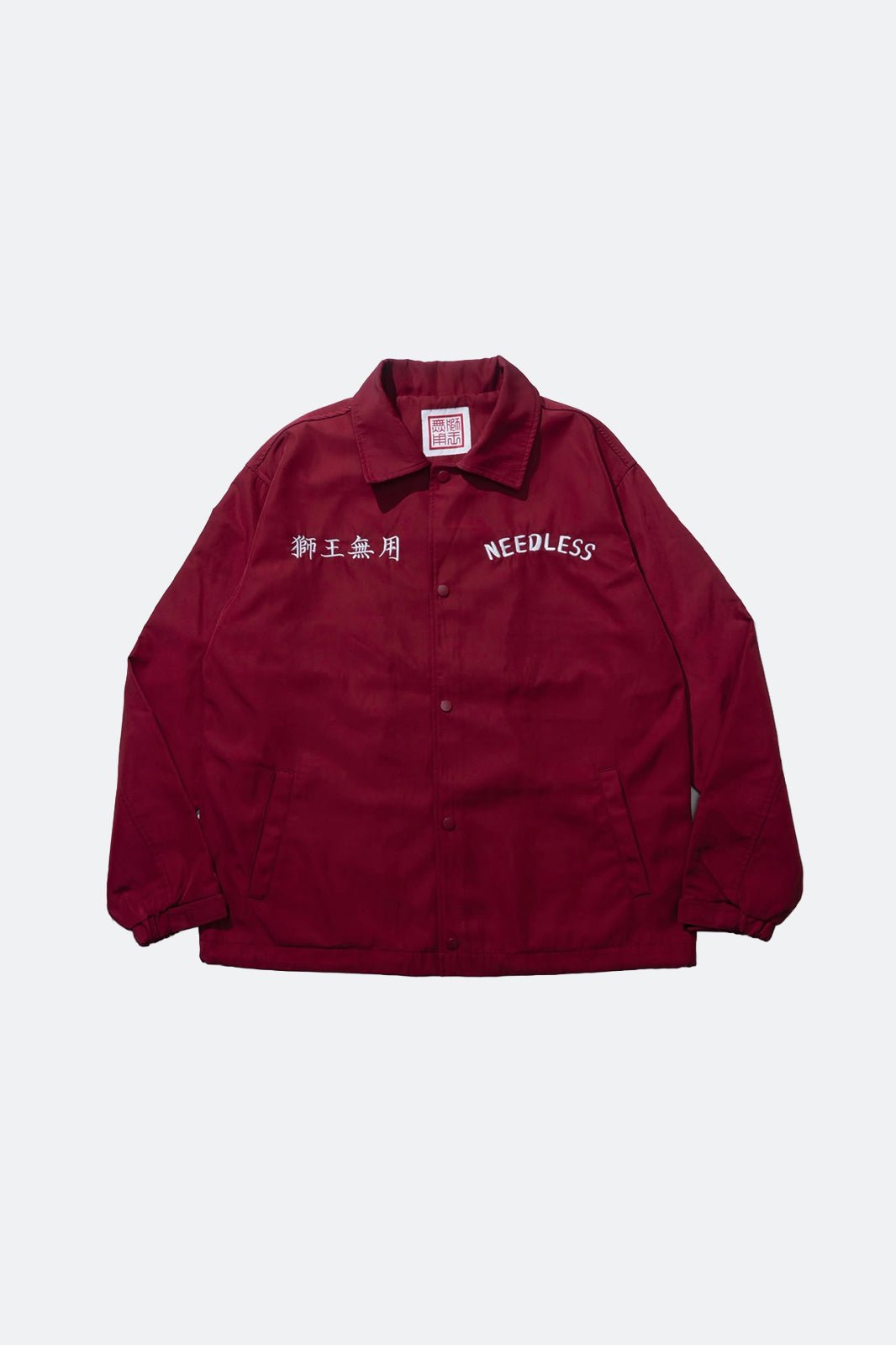 NEEDLESS 26 EMBROIDERY COACH JACKET/ RED - GROGROCERY