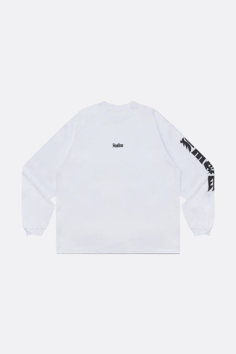 NEEDLESS CHINESE LONG SLEEVE/ WHITE - GROGROCERY