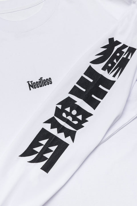 NEEDLESS CHINESE LONG SLEEVE/ WHITE - GROGROCERY