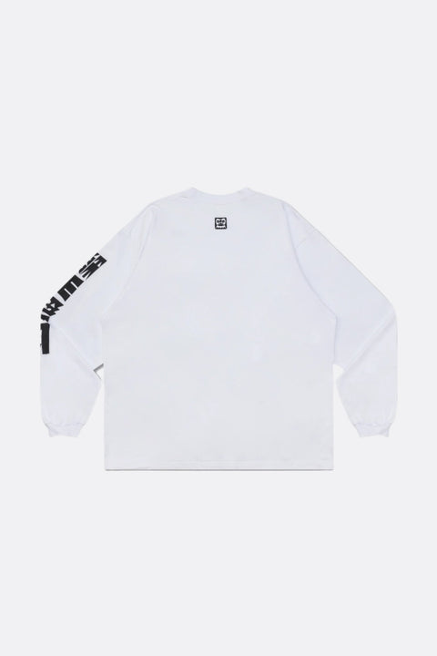 NEEDLESS CHINESE LONG SLEEVE/ WHITE - GROGROCERY