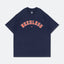 NEEDLESS COLLEGE LOGO TEE/ NAVY - GROGROCERY