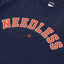 NEEDLESS COLLEGE LOGO TEE/ NAVY - GROGROCERY