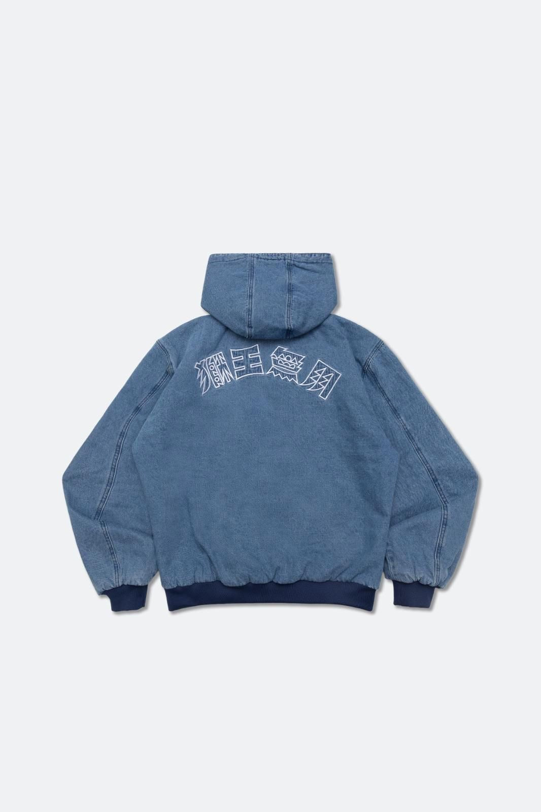 NEEDLESS DENIM ZIP UP JACKET/ DENIM BLUE - GROGROCERY