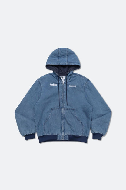 NEEDLESS DENIM ZIP UP JACKET/ DENIM BLUE - GROGROCERY