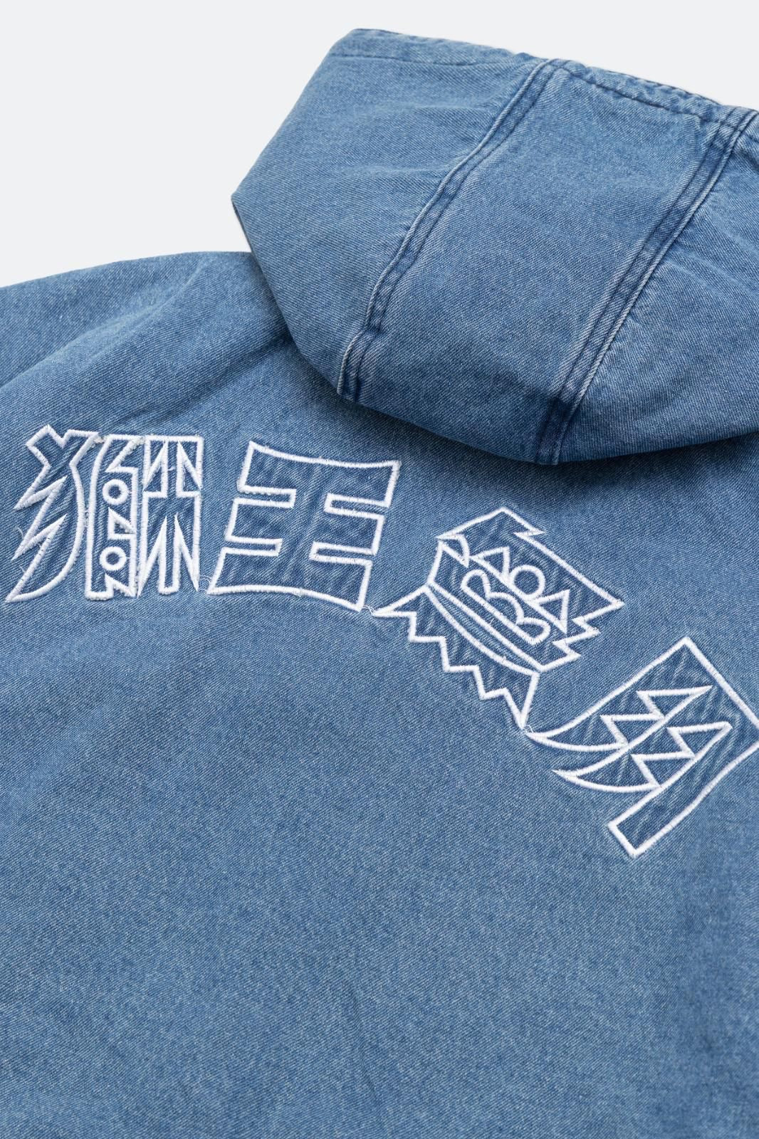 NEEDLESS DENIM ZIP UP JACKET/ DENIM BLUE - GROGROCERY