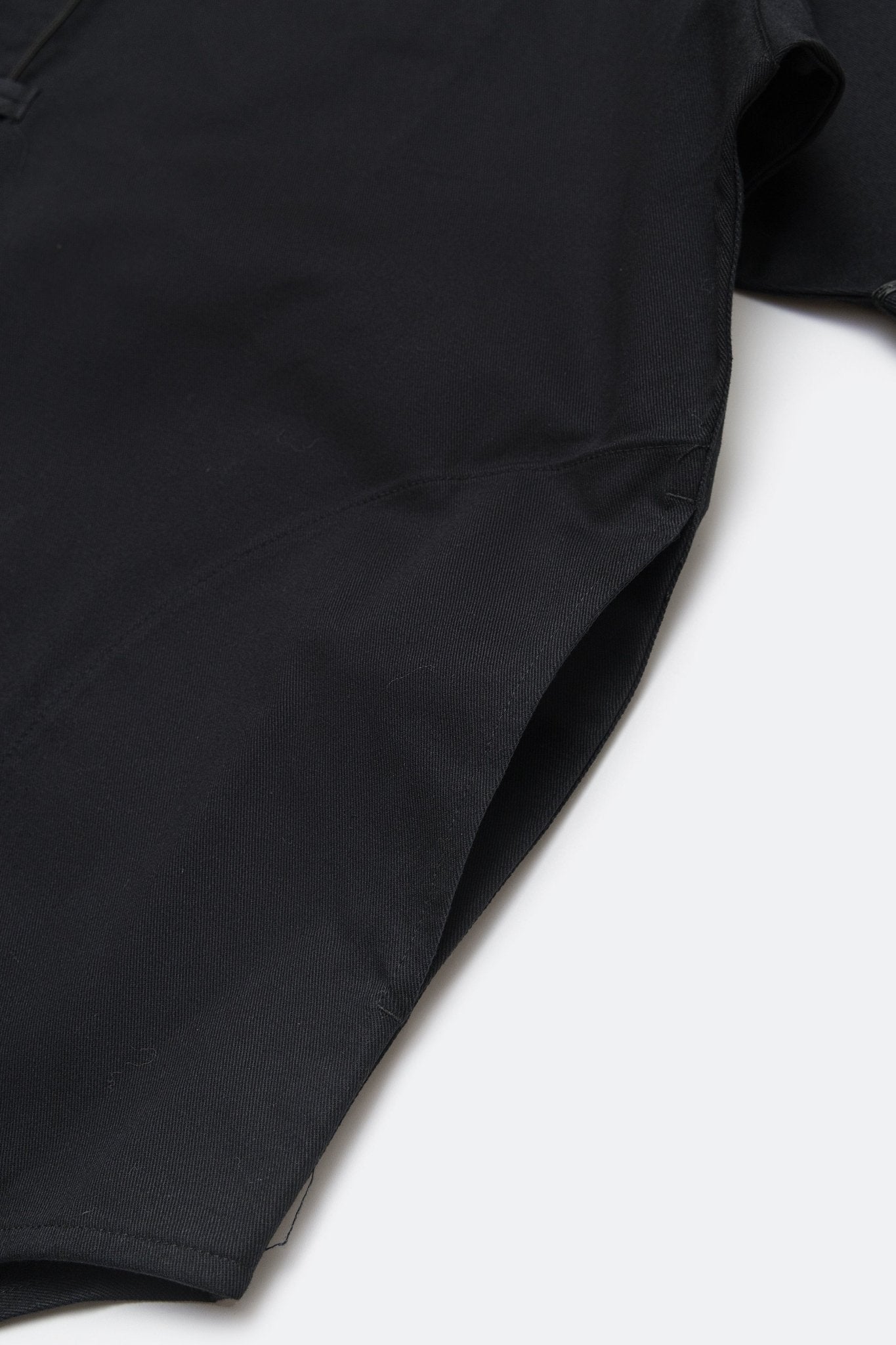 NEEDLESS EMBROIDERY KUNG FU STYLE BASEBALL SHIRT/ BLACK - GROGROCERY