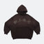 NEEDLESS GROCERY WASHED HOODIE/ DARK BROWN - GROGROCERY