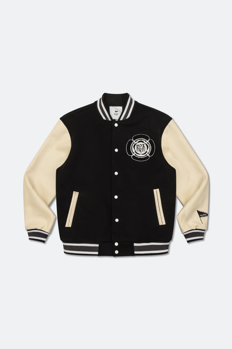 NEEDLESS LIMITED EDITION BASEBALL STYLE JACKET/ BLACK - GROGROCERY